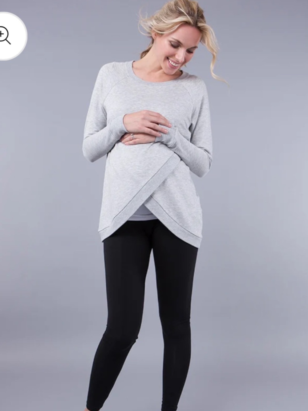 Seraphine Sybil Maternity & Nursing Cross Front Top